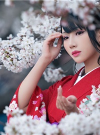 Rain waves_ HaneAme - NO.092 Crimson Kimono(7)